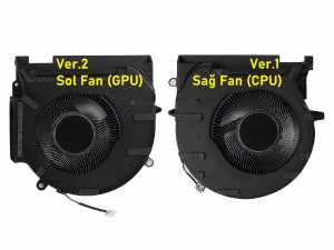 Hp M57139-001 Uyumlu Notebook Fan / Ver.1 (Sa� Fan)