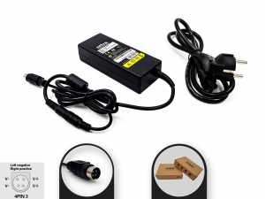 12V 6.A 72W 4-Pin DIN Erkek 4PIN3 AC Adapt�r - �arj Cihaz� / RETRO