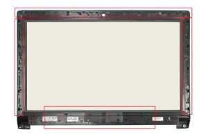 Asus 13GNZT3AP020-1 Notebook Lcd Bezel / Cam Kaplamal� - Ver.1