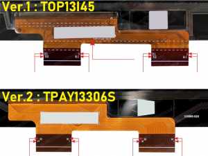 Hp Pavilion 13-a100 x360 Notebook Dokunmatik Panel / Siyah - Ver.1