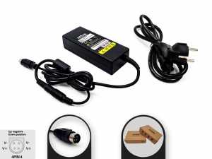 12V 4.75A 57W 4-Pin DIN Erkek 4PIN4 AC Adaptör - Şarj Cihazı / RETRO